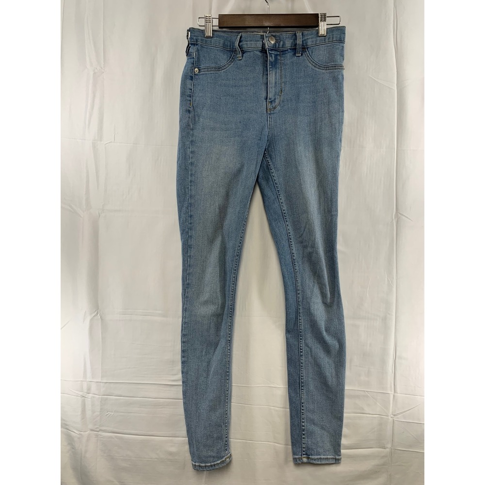 Free People Skinny Jeans Women 28R Light Blue High Rise Stretch Denim‎ 27x30